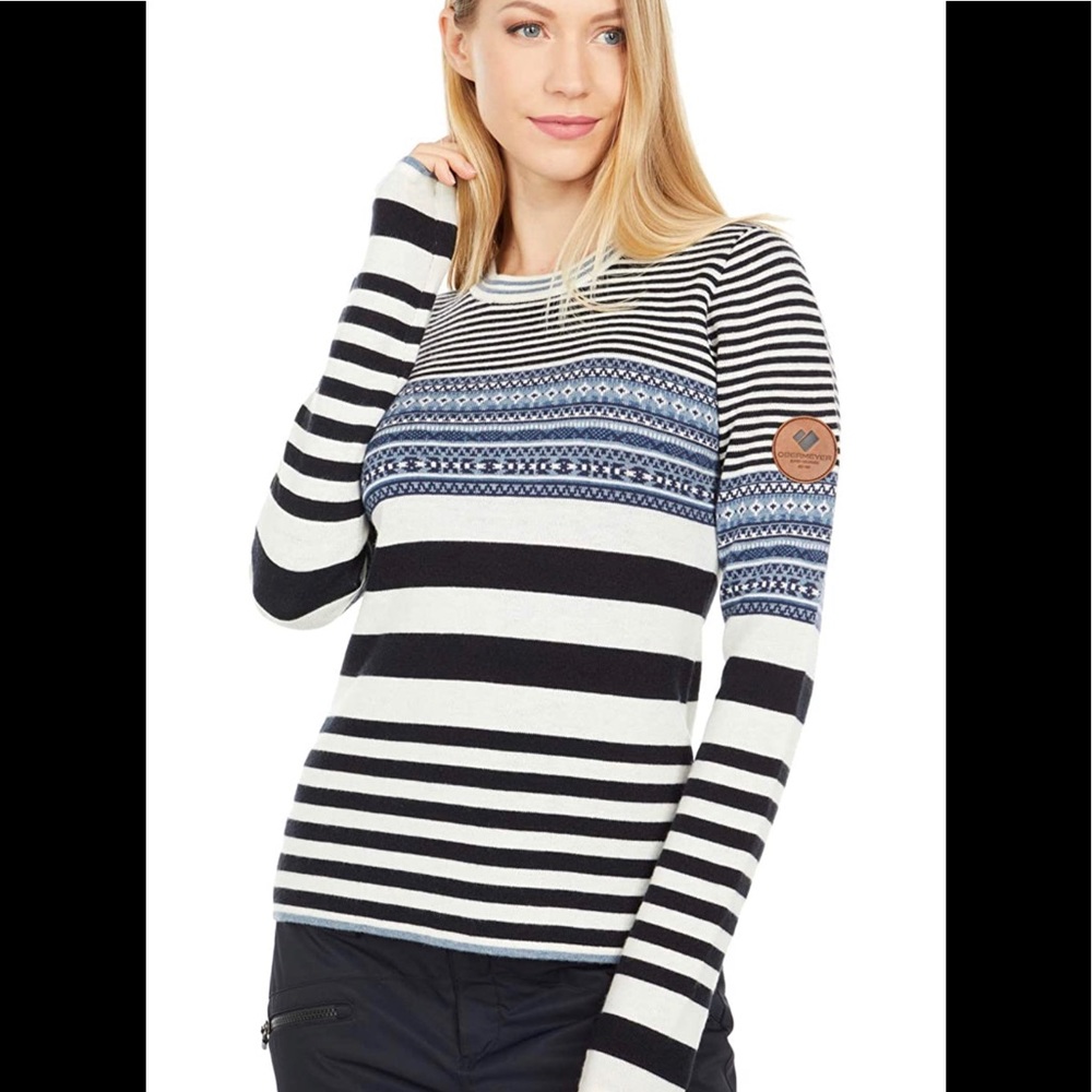 Obermeyer Women's Olive Crew Neck Sweater